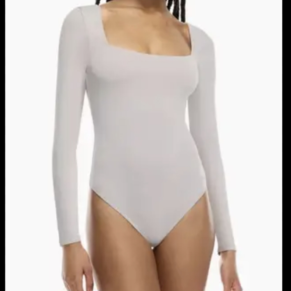Babaton Light Gray Long Sleeve Top